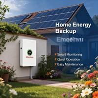 Batería Doméstica LiFePO4 de 5kWh, 10kWh, 15kWh, 20kWh, 30kWh, 48V, 51.2V, 100Ah, 200Ah, Apilable, de Montaje en Pared, para Almacenamiento de Energía