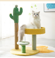Arbre à chat écologique en gros, durable, petit cactus amusant avec plateforme de saut pour le repos du chat