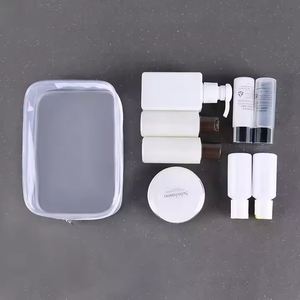 Fabricante de Bolsas de Plástico al por Mayor, Bolsas Cosméticas de EVA Esmeriladas con Asa de Lazo Suave, Bolsas Transparentes para Guardar Maquillaje - Product Image 3