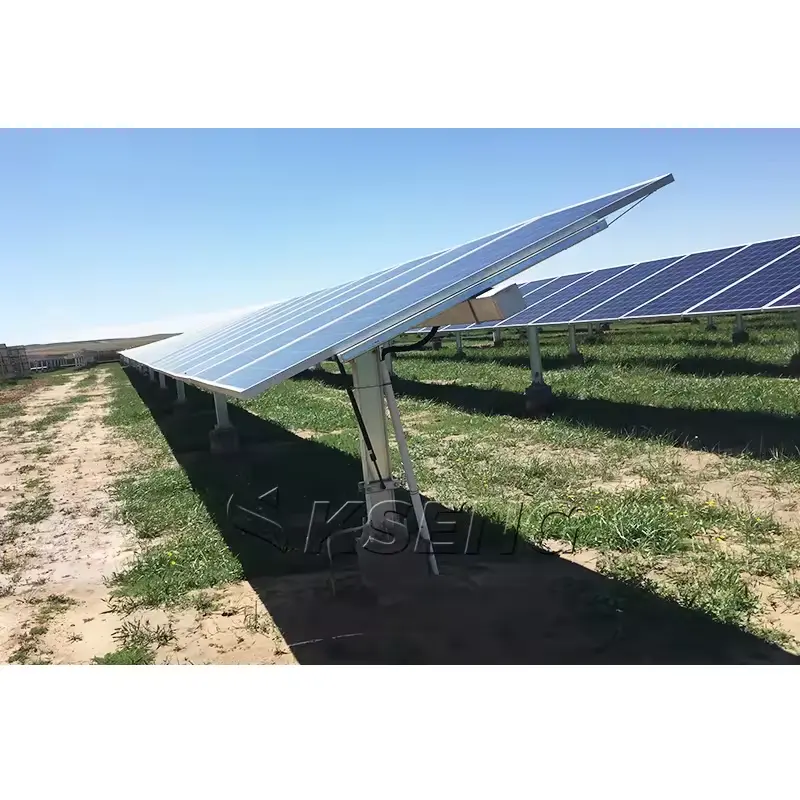 Wholesale and Customized 1MW Solar System Ground Solar Tracking Systems Solar Tracker Ground Based Brackets Solar Structures