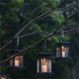 Luces Solares para Exteriores, Faroles Colgantes Monocristalinos con Batería de Ni-Mh de 1300 mAh, Diseño de Vela, Luces Solares Colgantes para Jardín - Product Image 4