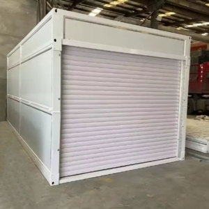 Tùy chỉnh điện Roll-up cửa nhôm Con lăn cửa gấp cán màn trập cho bên ngoài tầng hầm khách sạn trường sử dụng hoàn thành - Product Image 4