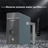 Système de filtration d'eau sans réservoir à osmose inverse sans pompe 200G pour usage domestique, autonettoyant, grand débit, purificateur d'eau