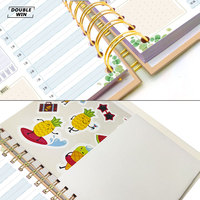 Cahier de planificateur de motivation mensuel hebdomadaire quotidien loi de l'attraction imprimé personnalisé 2026 2027