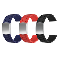 Bracelet de montre Factory Fashion Design 16/18/20/22/24 mm, bracelets de montre colorés pour montres intelligentes universelles