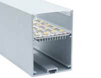 Profilé LED à montage en surface LVSEN LS-196 50*70mm, diffuseur de lumière LED, profilé d'extrusion pour bande LED