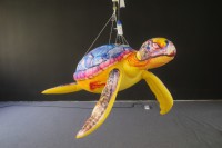 Modèle de tortue marine gonflable géante et mignonne pour publicité d'événements extérieurs personnalisés, ballon animal marin tortue