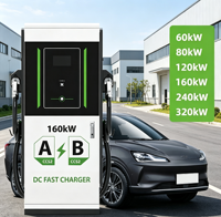 Chargeur rapide DC pour véhicules électriques 40 kW à fonctionnement silencieux avec CCS2 et ventilateur à faible bruit pour les parkings d'hôpitaux et de cliniques