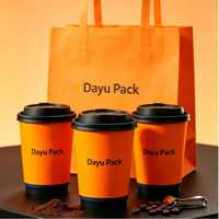 Gobelet à café en carton biodégradable à double paroi, imperméable, de qualité alimentaire, avec impression personnalisée du logo, écologique