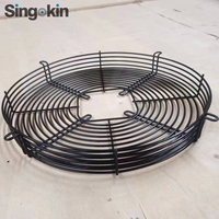 Grille de ventilateur en acier doux à mailles fines, robuste, pour système de ventilation industriel