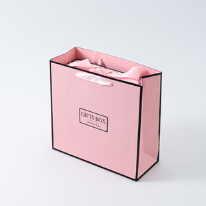 Rectangle hair extensions box packaging luxury wigs box with ribbon