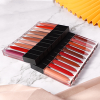 Marque privée personnalisée sans logo 24 heures super séjour 20 couleurs rouge à lèvres mat doux crème liquide imperméable à l'eau