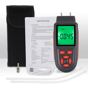เกจวัดความดันดิจิตอล GAIN รุ่นยอดนิยม 2.999 PSI แบบสองพอร์ต วัดความดันแบบดิฟเฟอเรนเชียล 12 หน่วย สำหรับระบบ HVAC และแก๊ส - Product Image 3