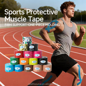 เทปคิเนซิโอโลยีสำหรับกีฬา แบบขายส่ง ตัดสำเร็จรูป ปรับแต่งได้ กันน้ำ สำหรับพยุงกล้ามเนื้อ วิ่งมาราธอน และพยุงเอว - Product Image 1