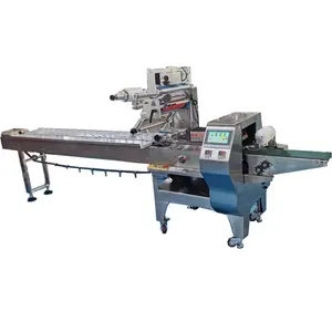Economic ZH-V350S wrapped cookies flow packing machine