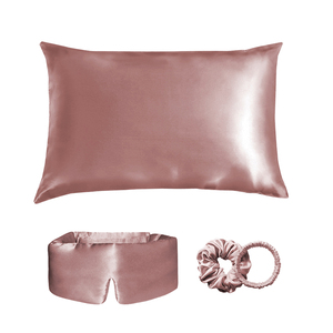 Sang Trọng Lụa Áo Gối Bìa 6A 100% Tinh Khiết Dâu Ngủ Mắt Mặt Nạ Scrunchies Bộ Quà Tặng Lụa Gối Trường Hợp - Product Image 6