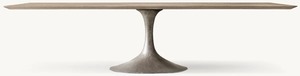 Rh Amerikaanse Massief Houten Tafelblad Eettafel - Product Image 2