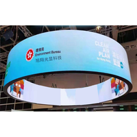 Écran LED souple TOPvision, design fin et pliable, promotion de la marque, mur de rideaux TV P2.5