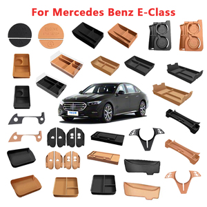 Pour <span class=keywords><strong>Mercedes</strong></span>-Benz Classe E : Tapis en silicone pour console <span class=keywords><strong>centrale</strong></span>, accessoires de décoration intérieure, amélioration de l'intérieur, personnalisable en usine - Product Image 1