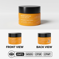 Crème en Capsules Marque Blanche à la Vitamine C et Niacinamide pour une Peau Éclatante et Raffermie, Texture Gel Hydratante et Lumineuse OEM ODM