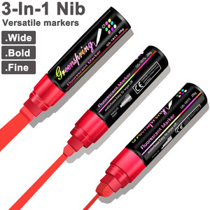 Marcadores de <span class=keywords><strong>tiza</strong></span> líquida borrables en seco personalizados, rotuladores de ventana Jumbo de 15mm - Product Image 3