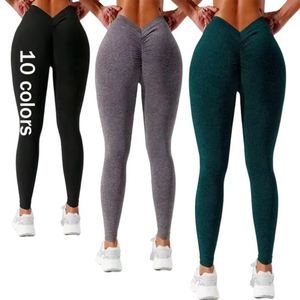 Nuevo leopardo V Vaist Push up Yoga Leggings mujeres gimnasio Fitness ropa deportiva mallas de entrenamiento sin costuras correr Yoga pantalones Logo Oem - Product Image 1
