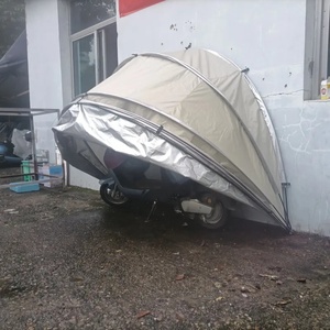 Tente de polyester imperméable à <span class=keywords><strong>la</strong></span> pluie <span class=keywords><strong>d</strong></span>'auvent de poussière carré multifonctionnel extérieur portatif pour le stockage de moto de vélo pour <span class=keywords><strong>la</strong></span> buanderie - Product Image 3