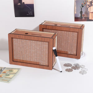 कस्टम हंगेरियन फोंट लकड़ी के पैसे की बचत बॉक्स नंबर मनी बचत बॉक्स नवीनता उपहार घर सजावट कबूतर बैंक - Product Image 1