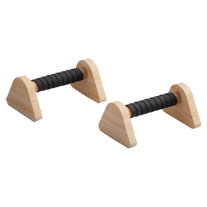 Thân Thiện Với Môi Bằng Gỗ Với EVA Push-Up Khung Người Đàn Ông Của Phụ Trợ Huấn Luyện Viên Đẩy Up Nga Đứng-Up Tập Thể Dục Hình Chữ I Parallettes - Product Image 1