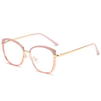 HX--3015 Lunettes Unisexe Rétro Photochromiques Anti-Lumière Bleue Oeil de Chat Point Diamant, LOGO Personnalisé, Monture Noire en TR90 pour Adultes – Prix Usine