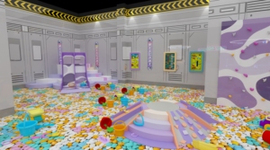 Çocuklar İçin Kapalı Oyun Alanı Merkezi Çocuk Oyun Ekipmanları Kaydıraklı Kombinasyon Yumuşak Oyun Alanı - Product Image 5