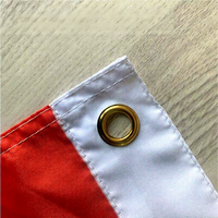 Bannières et drapeaux imprimés numériquement grand format 2x3 pieds, personnalisables avec logo, recto-verso, avec œillets