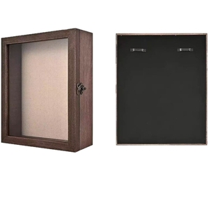 Cornice Moderna in Legno per Foto Commemorativa <span class=keywords><strong>di</strong></span> Animali Domestici, da Appendere a Parete, con Porta Collare e Tampone per Impronte <span class=keywords><strong>di</strong></span> Zampe, per Soggiorno - Product Image 2