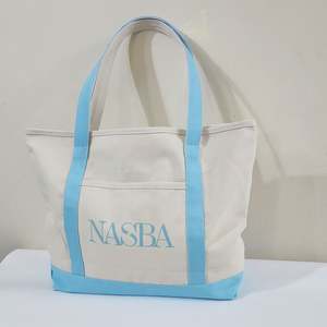 Bolsa de Mano de Lona de Algodón Blanco Natural con Logotipo Personalizado y Asas de Cuerda, Venta al Por Mayor - Product Image 2