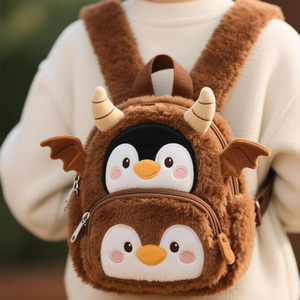 Oem/ODM dễ thương <span class=keywords><strong>Penguin</strong></span> động vật mềm sang trọng trường Ba lô cho bé trai và bé gái trường ngoài trời phiêu lưu & Du Lịch - Product Image 2