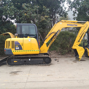 Excavadora Usada Komatsu PC56 de 5.6 Toneladas, Motor Cummins, Bomba Hidráulica Kawasaki, Motor Original Japonés, 1200-2000 Horas, 90% Nueva - Product Image 6