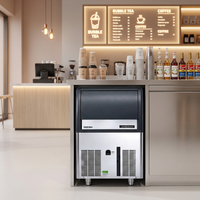 Machine à glaçons en cubes commerciale Scotsman AC-86, haute capacité 400 kg, en acier inoxydable, refroidissement continu air/eau, dégivrage automatique rapide