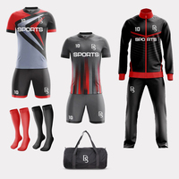 Kedatangan Baru 2026 Setelan Jersey Latihan Sepak Bola Musim Panas Berkualitas Tinggi Nyaman Cetak Digital Seragam Kaos Retro Sepak Bola