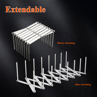 Égouttoir de cuisine extensible en acier inoxydable pour vaisselle, bols et tasses, organisateur de vaisselle extensible