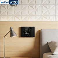 Caldera Eléctrica y de Agua Caliente WiFi HY131 Moderna, Diseño Ultrafino con Termostato de Marco Opcional, Compatible con Tuya