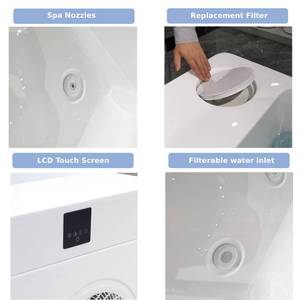 All in Wifi App Control Cold Plunge Pool Integrated Acrylic Ice <b>Bath</b> Tub with Chiller Filter Cold Plunge Bathtub - Product Image 2