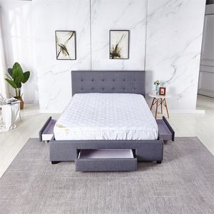 Nuovo Design letto matrimoniale moderno lusso Full Size 3 cassetti telaio per mobili per la casa set camera da letto - Product Image 2