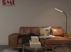 SML moderne <span class=keywords><strong>Led</strong></span> debout <span class=keywords><strong>lampadaire</strong></span> lampes lampes décor à la maison luxe nuit <span class=keywords><strong>lampadaire</strong></span> 360 degrés Rotation métal Support bras lumière - Product Image 4