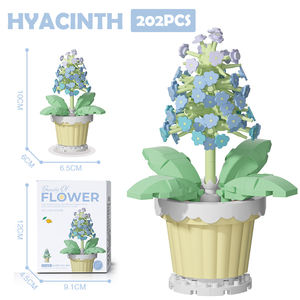 STEM Pot de fleur blocs de construction jardin botanique kit de bricolage jouet éducatif créatif pour enfants garçons filles anniversaire jardinage cadeau - Product Image 4