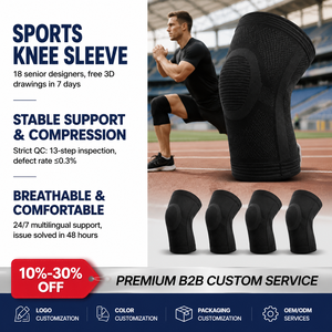 Manchon de genou en néoprène épais <span class=keywords><strong>SCR</strong></span> avec réduction de 10%-30% pour la musculation, les squats et les sports de plein air – Vente en gros - Product Image 1