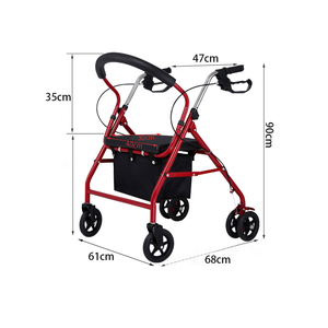 Rollator Walker <span class=keywords><strong>con</strong></span> <span class=keywords><strong>asiento</strong></span> <span class=keywords><strong>para</strong></span> <span class=keywords><strong>adultos</strong></span> mayores, ayuda <span class=keywords><strong>para</strong></span> discapacitados, ayuda <span class=keywords><strong>para</strong></span> caminar <span class=keywords><strong>para</strong></span> bebés, ayuda <span class=keywords><strong>para</strong></span> caminar <span class=keywords><strong>para</strong></span> niños - Product Image 4