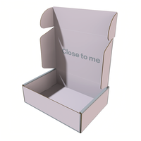 Boîte d'emballage personnalisé en papier kraft biodégradable imprimé pour commerce électronique, expédition postale, maquillage, beauté, cadeau de luxe