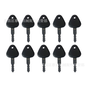 Llave de Encendido para Vehículo de Construcción 777, Llave de Desbloqueo de Hardware ABS Negra para Excavadora Volvo - Product Image 1