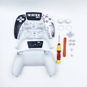 Mate para controlador <span class=keywords><strong>PS5</strong></span>, carcasa de repuesto de edición limitada, carcasa inferior, accesorios de protección DIY para jugar con cable - Product Image 4