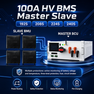 JKESS 1000V HV <span class=keywords><strong>BMS</strong></span> 100A 200A Hochspannungs-<span class=keywords><strong>BMS</strong></span> mit Master- und Slave-<span class=keywords><strong>BMU</strong></span> 16s 256s für Industrie- und Gewerbe-Energiespeicher - Product Image 1